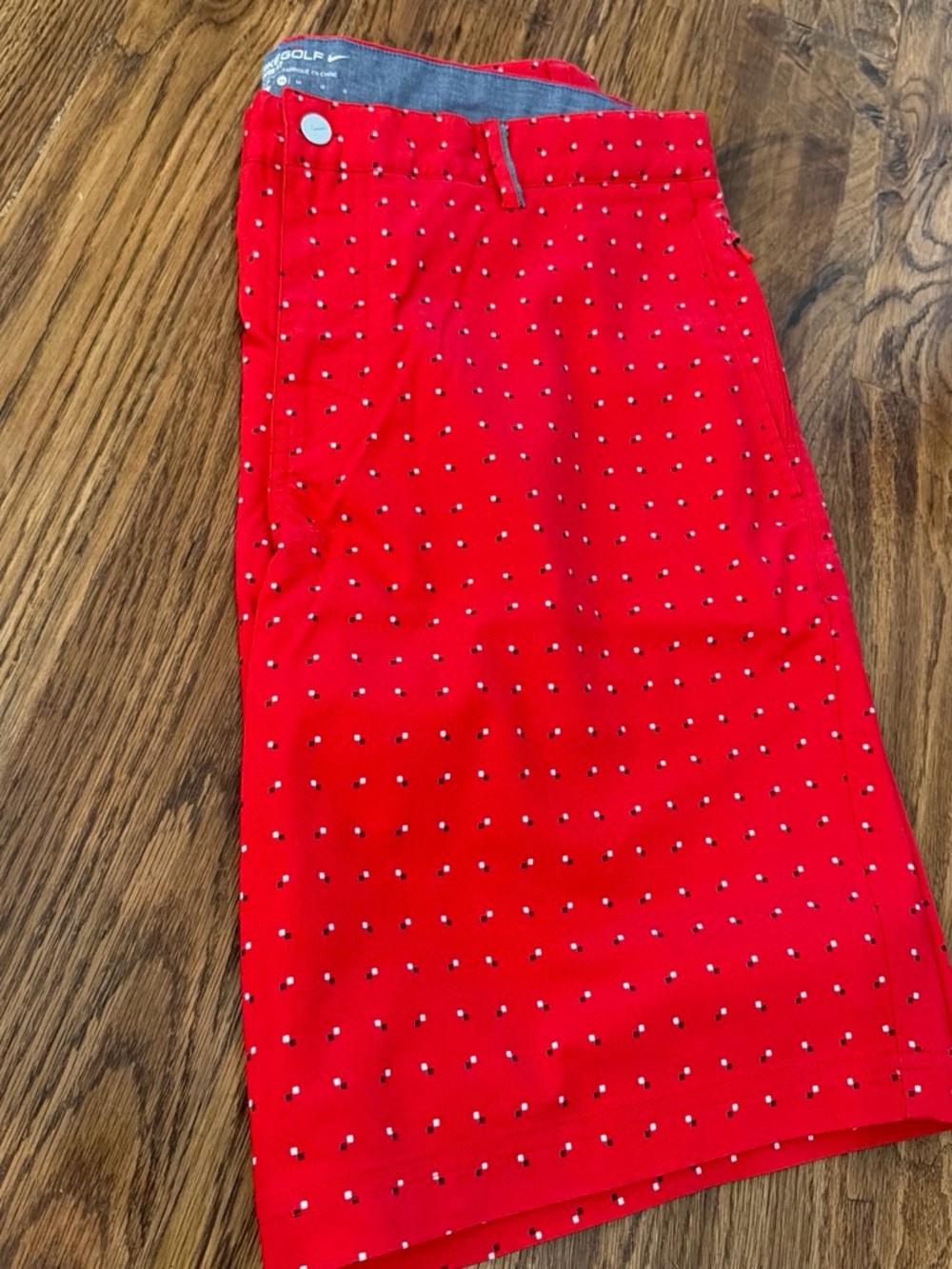 Nike Bright Red Men’s Golf Shorts